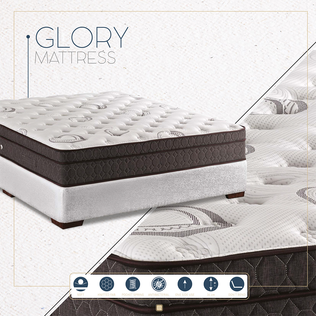 Glory Mattress Memory Foam, Pocket Springs, Cooling & Support.
