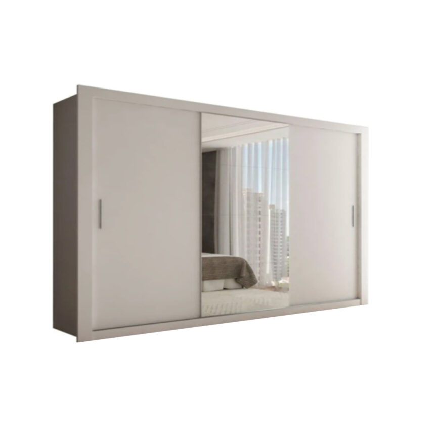 Modern sliding door wardrobe with customizable finishes-crafted for stylish UAE interiors.