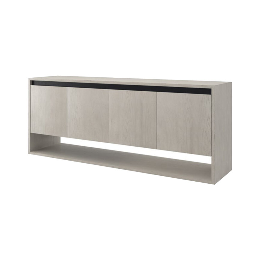 A sleek, modern contemporary sideboard with ample storage and a minimalist design.