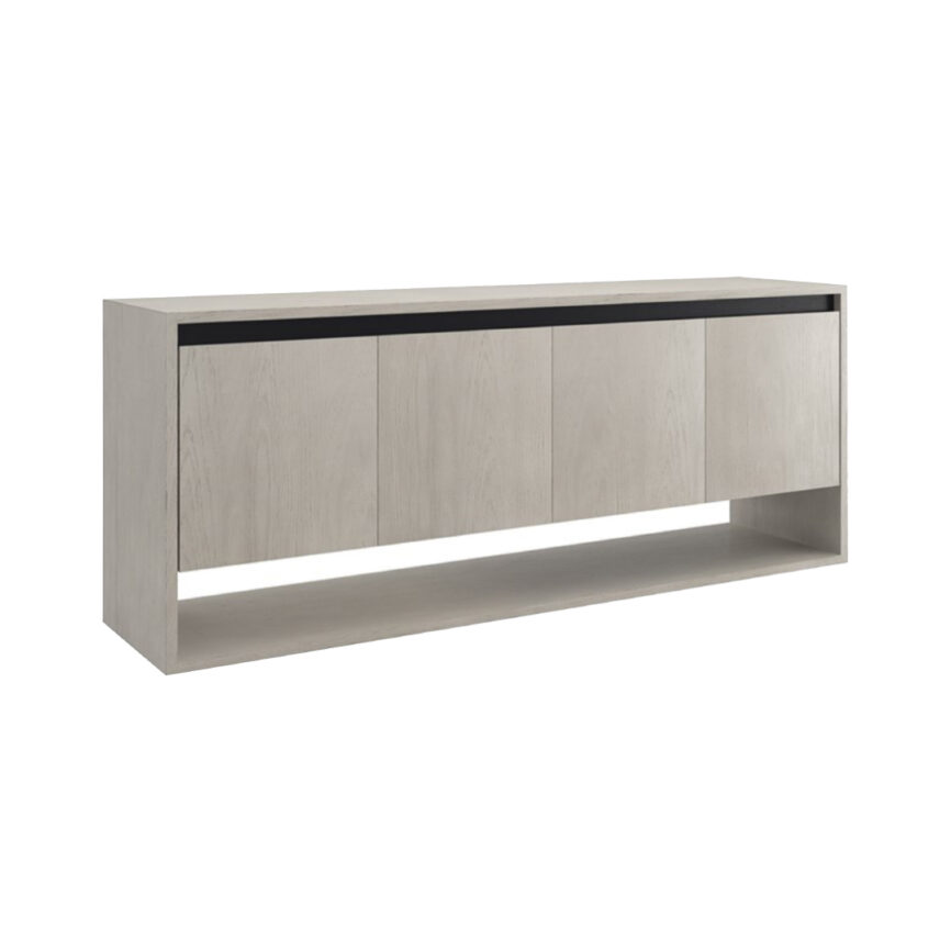 A sleek, modern contemporary sideboard with ample storage and a minimalist design.