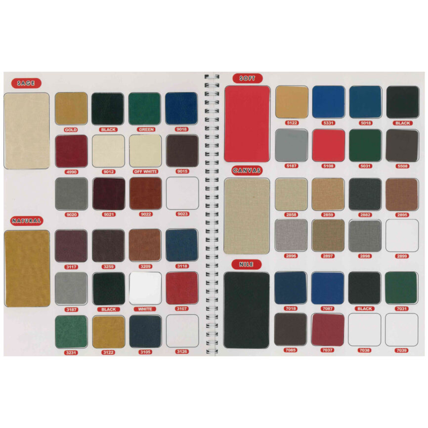 Luxury storage box with leather upholstery and gold accents, available in a variety of customizable colors,