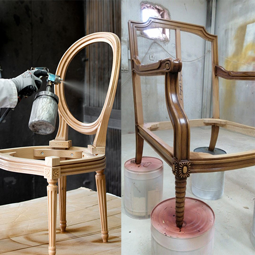 Furniture repainting services
