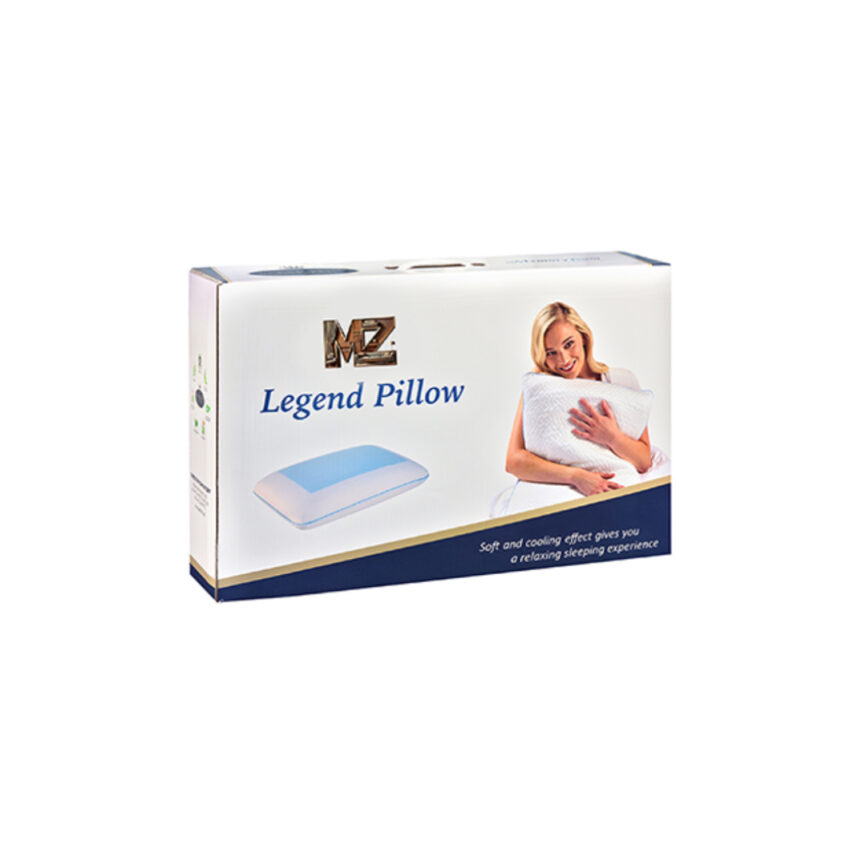 A luxurious Legend Pillow with a textured surface, designed for ergonomic support and superior comfort.