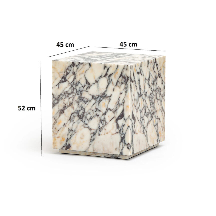 Bespoke marble side table with premium craftsmanship and elegant design.
