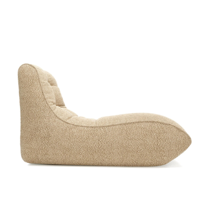 Lounger detail with toss pillow included