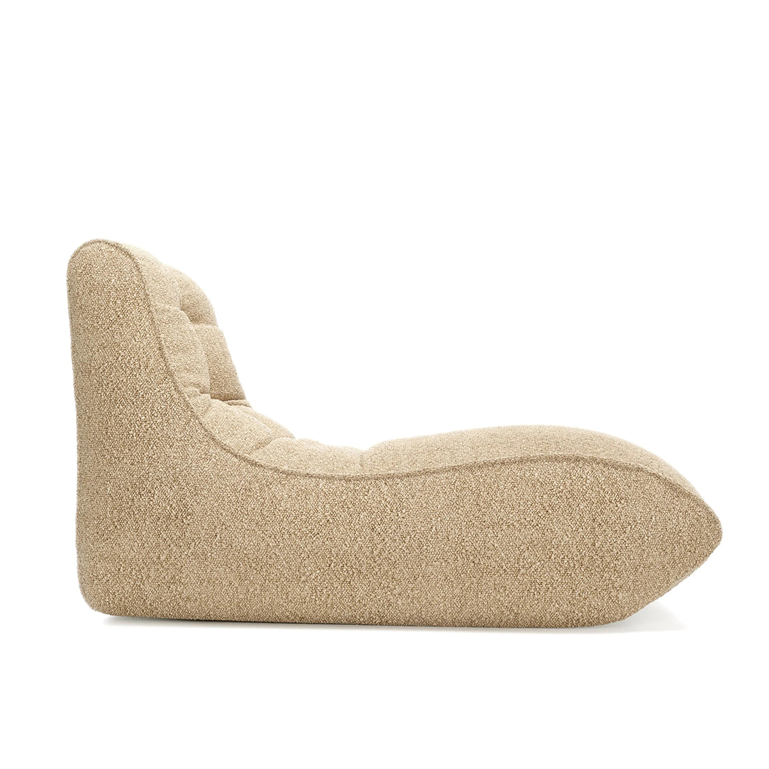 Lounger detail with toss pillow included